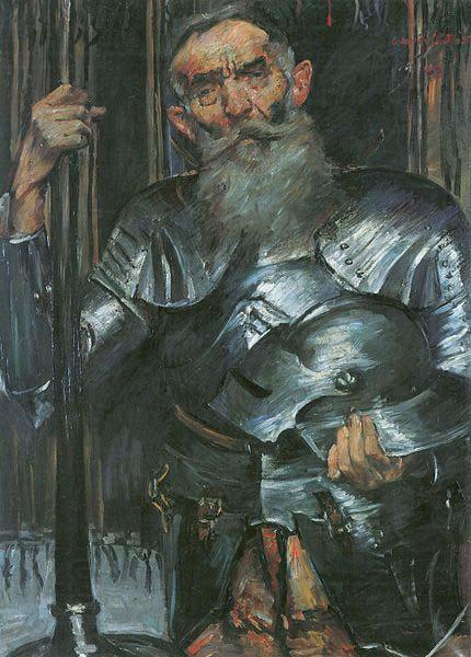 Lovis Corinth Alter Mann in Ritterrustung oil painting picture